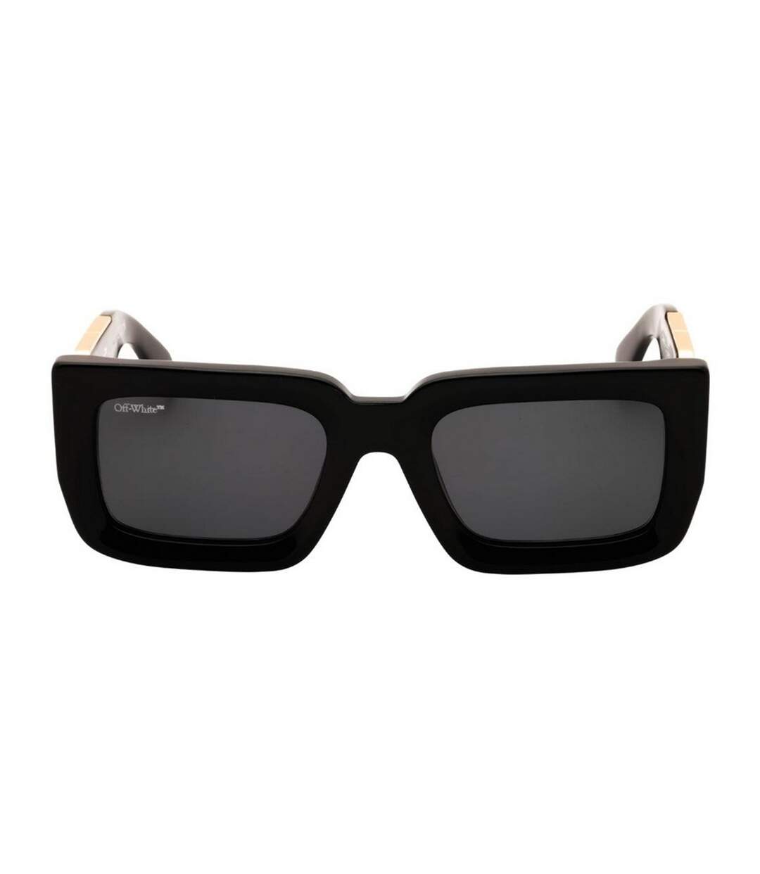 Unisex Adult Boston Sunglasses One Size Black Gold Dark Grey Off White-1