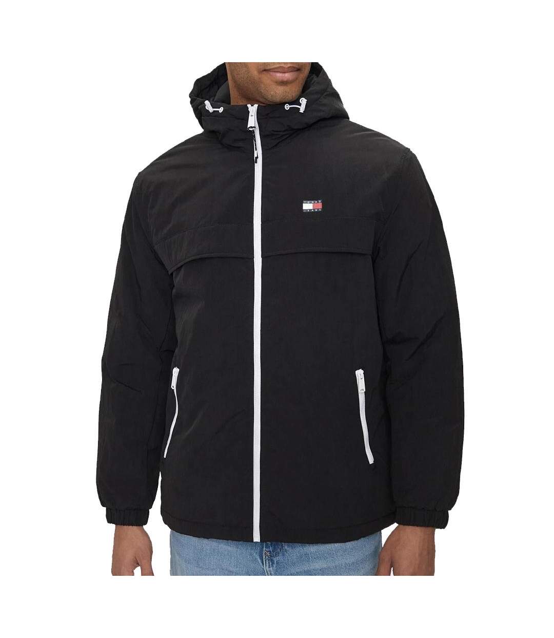 Veste noire homme tommy hilfiger solid - m-1