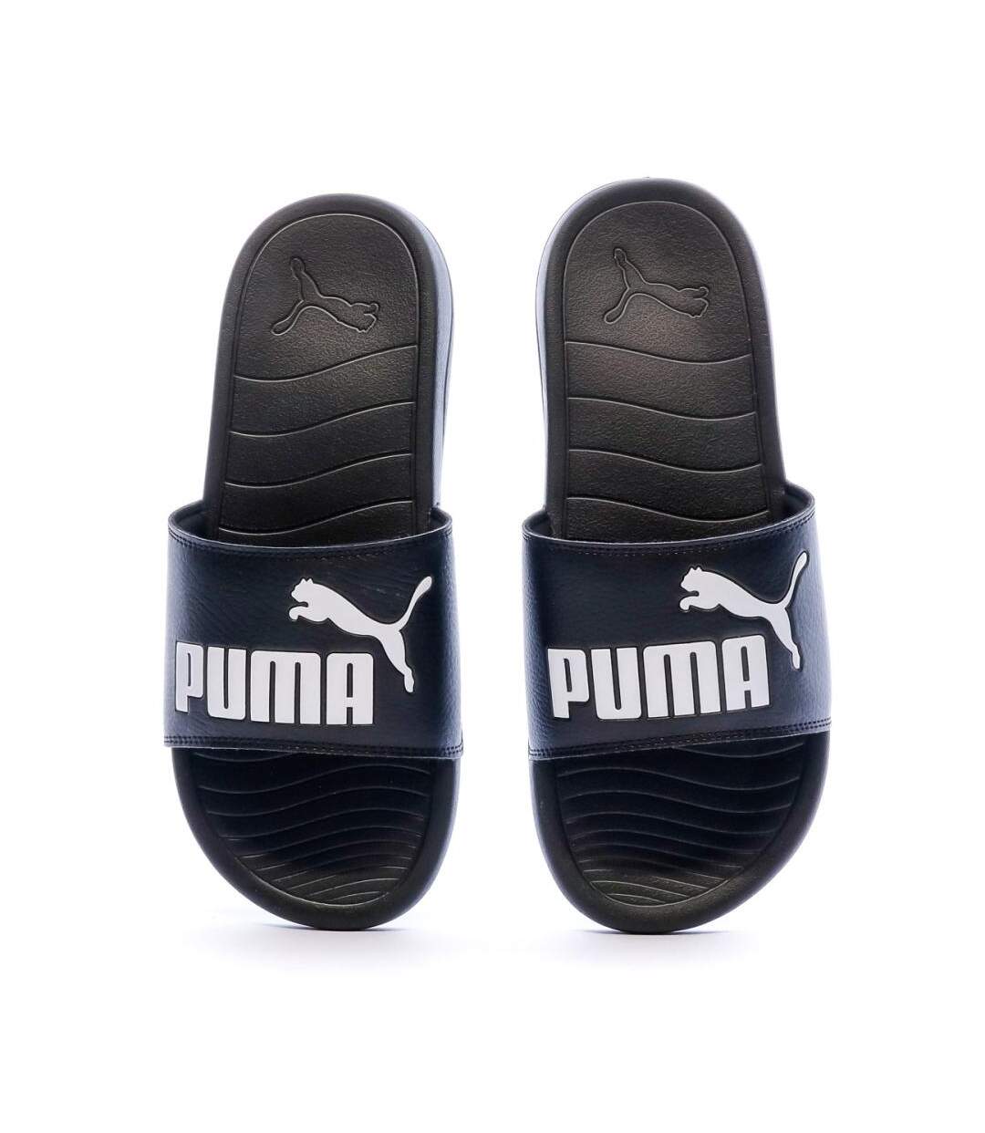 Claquettes noires homme Puma Popcat 20 - 42-3