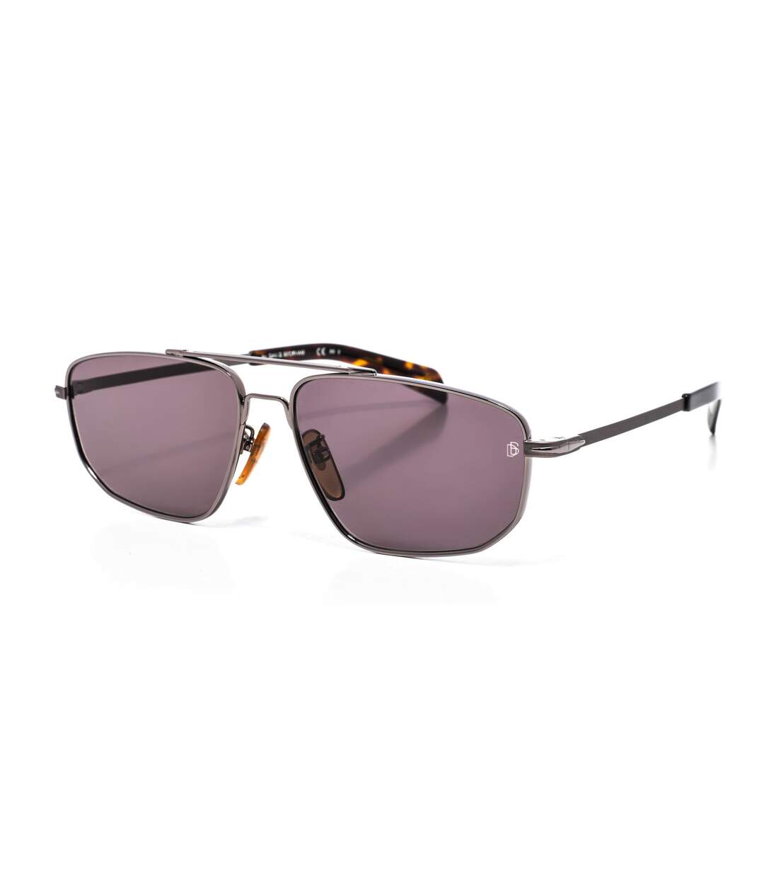 Men's Rectangular Metal Pilot Sunglasses 7049GS-2