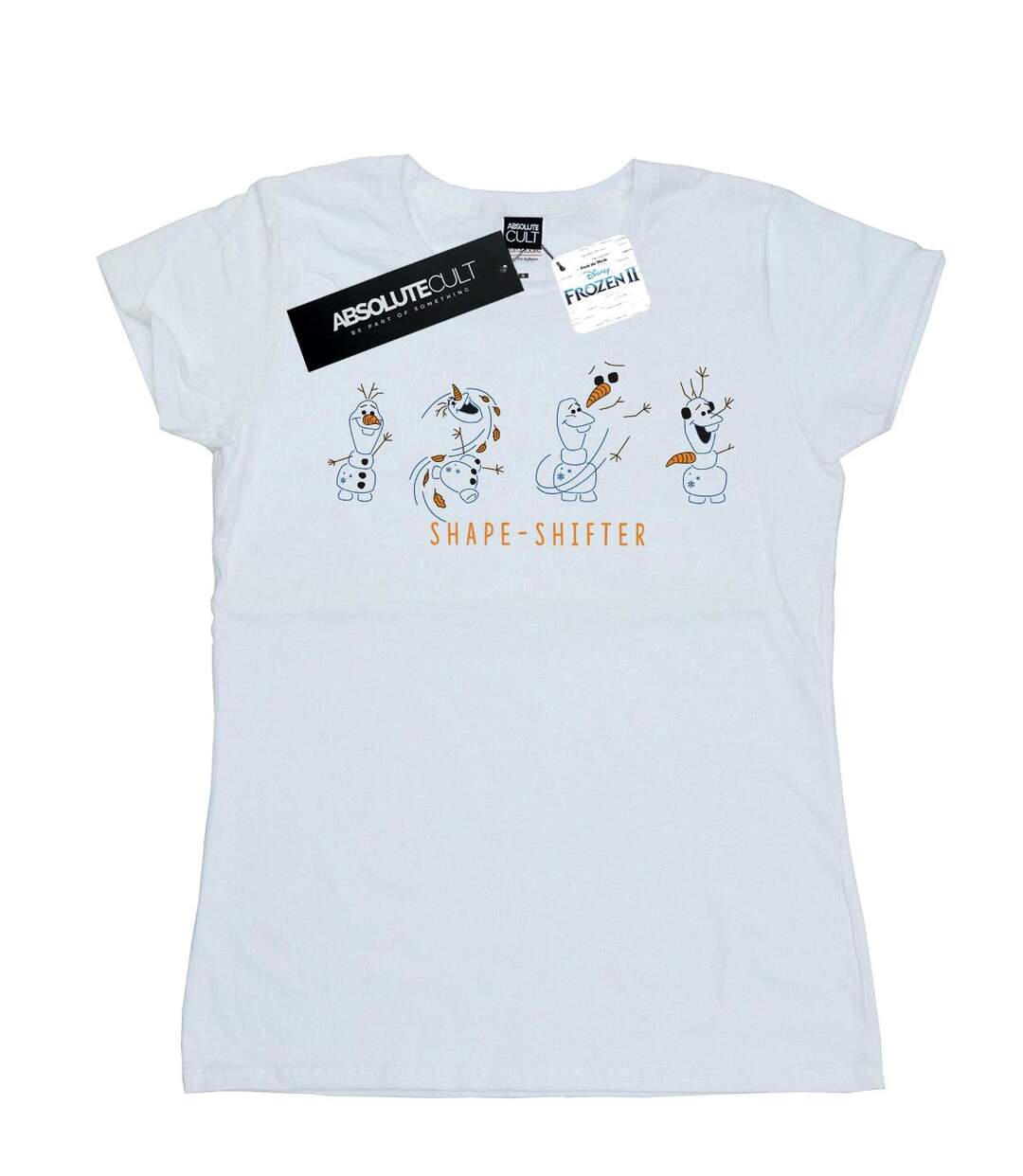 Disney Femme/Ladies Frozen 2 Olaf Shape-Shifter Cotton T-Shirt (Blanc) - UTBI21740-1