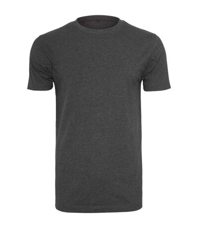 Build Your Brand Mens T-Shirt Round Neck (Charcoal)