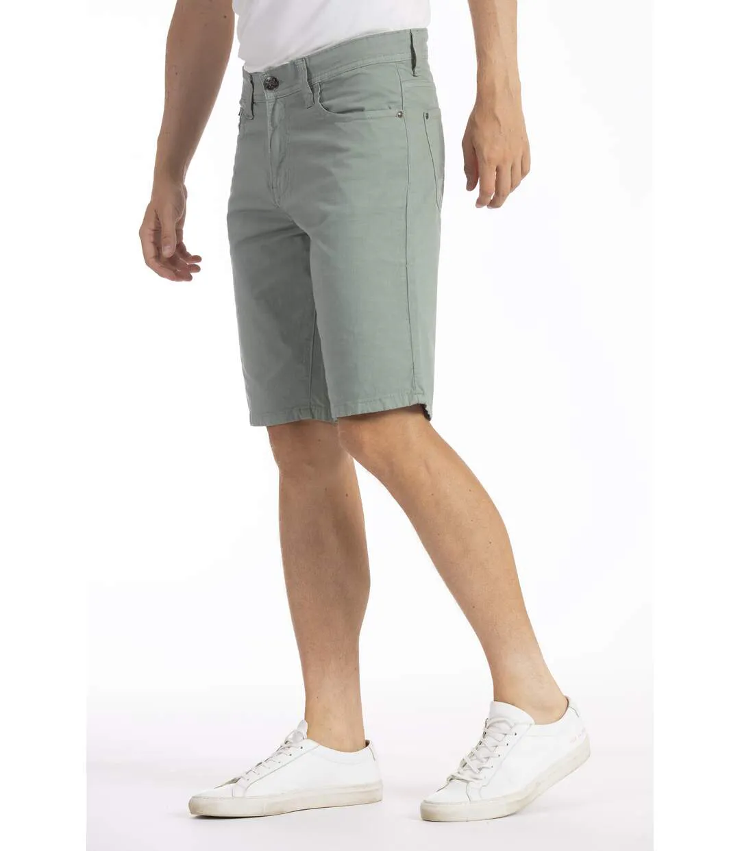 Bermuda coupe droite relax toile coton GENESYX-2