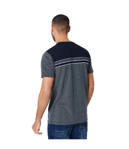 Mens chicago stripe t-shirt navy Maine