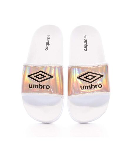 Claquettes Blanche Femme Umbro Kamen - 36