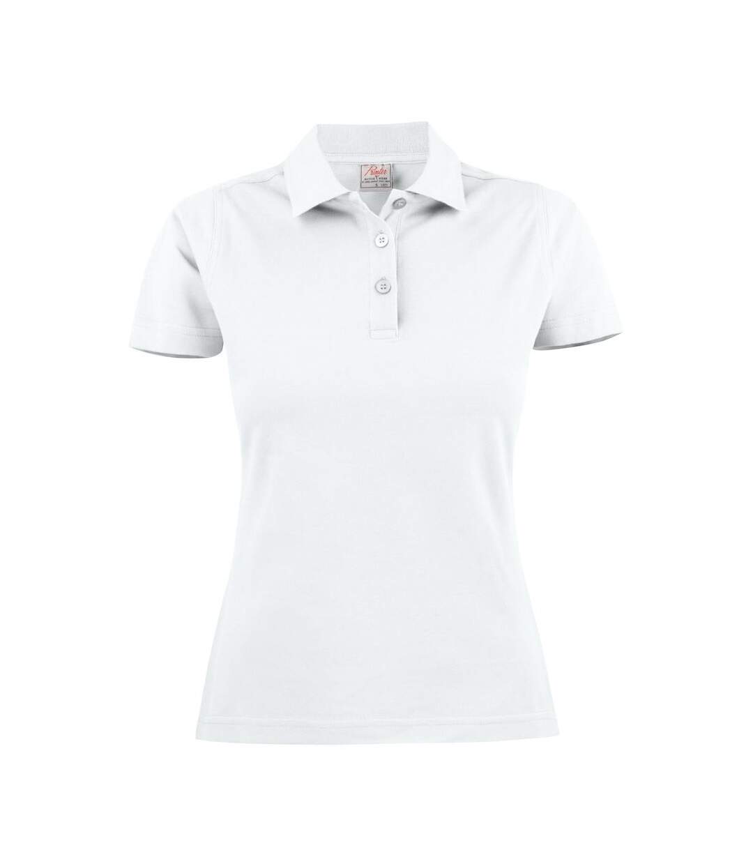 Polo surf femme blanc Printer-1