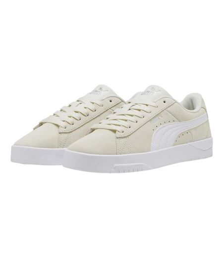 Womens/ladies Jada Suede Platform Trainers Vaporous Grey Puma