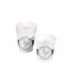 Lot de 10 Gobelets en Carton Esprit Campagne 23cl Blanc-1