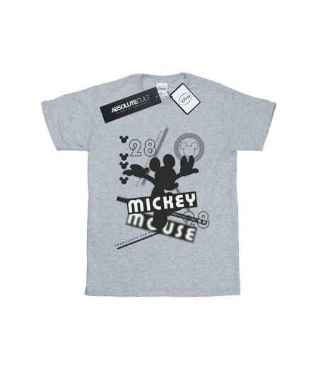 Disney Womens/Ladies Mickey Mouse Always And Forever Cotton Boyfriend T-Shirt (Gris sportif) - UTBI36601