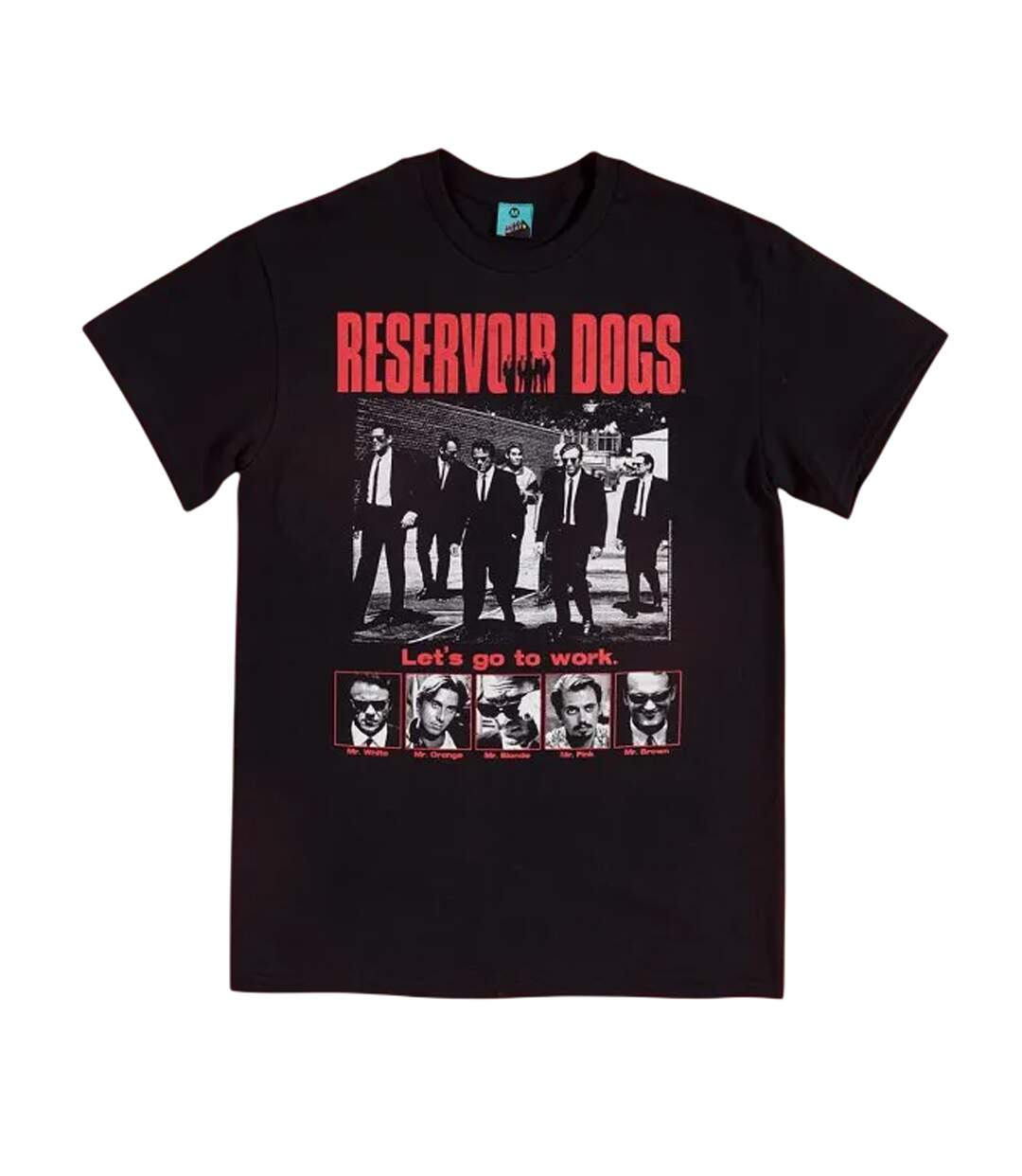 T-shirt Let´s Go To Work Adulte Noir Reservoir Dogs-1