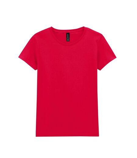 T-shirt Femme Rouge Gildan