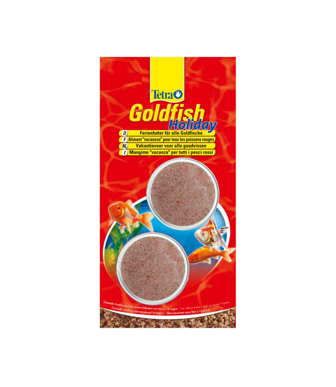 Aliment complet Tetra goldfish holiday 2x12 gr