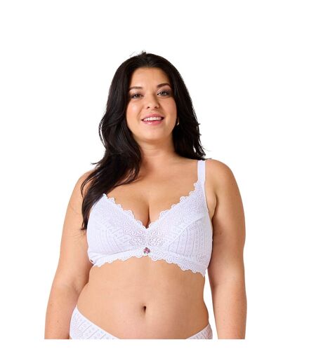 Soutien-gorge souple blanc Poétesse