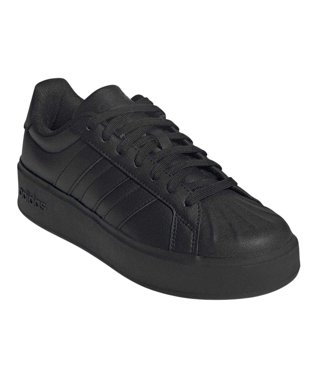Womens/ladies Streetalk Bold Trainers Triple Black Adidas-4