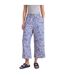 Pantacourt tassia femme bleu clair Animal-3