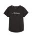 T-shirt noir femme puma fit logo - m-1