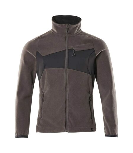 Mens Accelerate Fleece Jacket Dark Anthracite Black Mascot