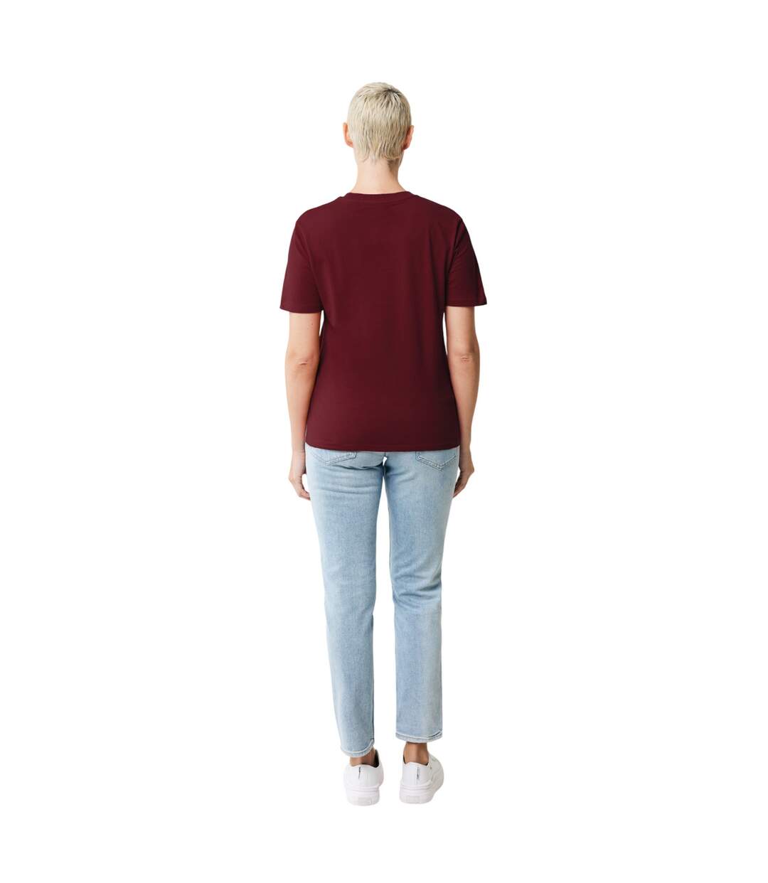 T-shirt Sierra Adulte Bordeaux Iqoniq-4