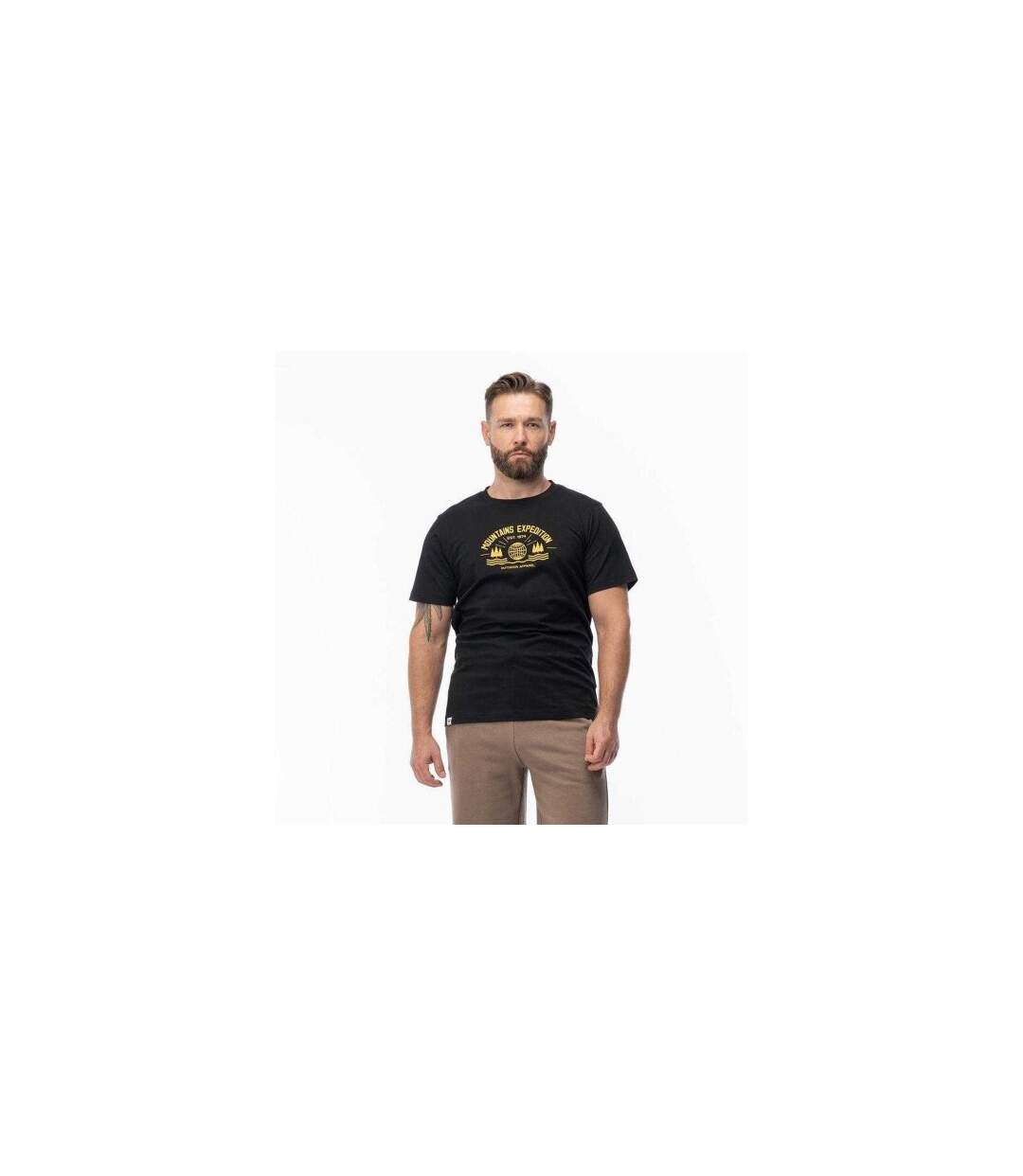 T-shirt Miros Homme Noir Hi-Tec-1