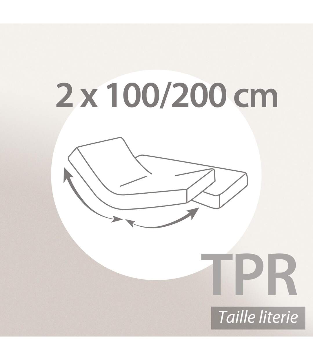 Protège matelas absorbant ANTONIN lit articulé TPR Bonnet de 23 cm-3