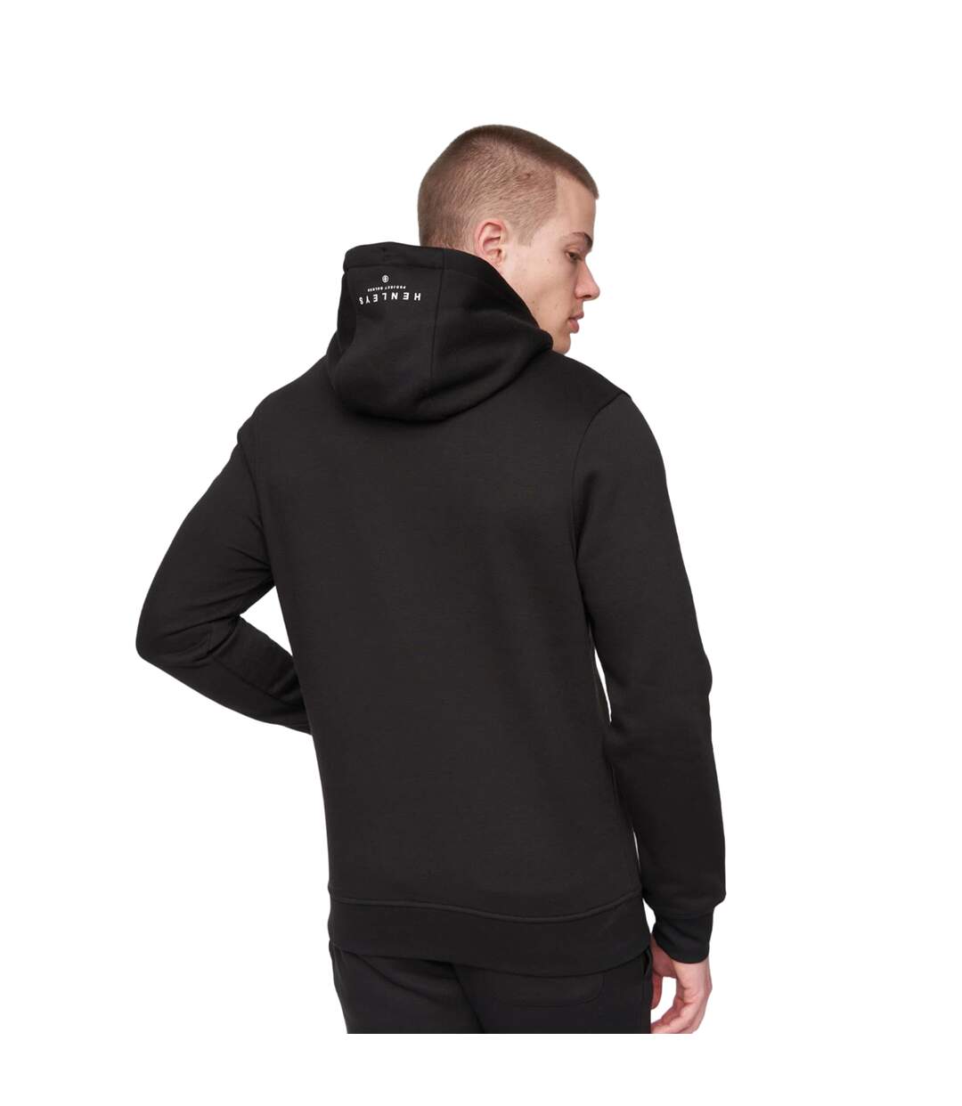 Sweat à capuche aitchen homme noir Henleys-2