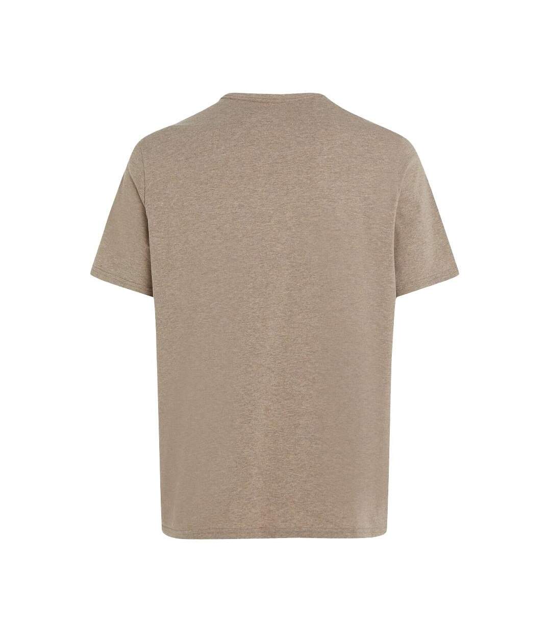 T-shirt Taupe Homme Calvin Klein 000NM2423E - M