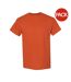 Lot de 5  t-shirts manches courtes hommes orange chiné Gildan-1