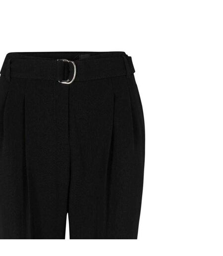 Pantalon Motif/style Uni Tapiah Femme Noir Boss