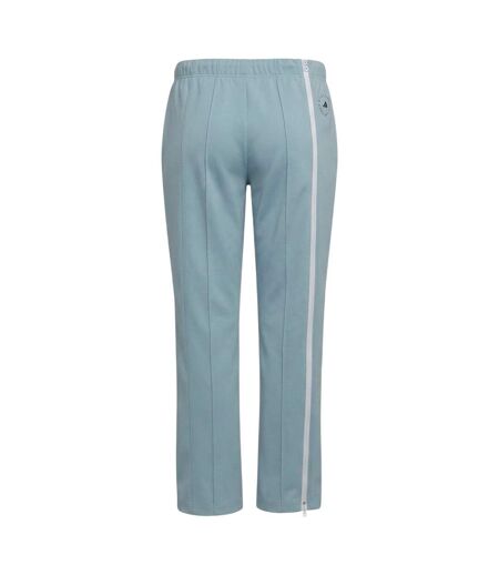 Womens/ladies Stella Mccartney Straight Tracksuit Bottoms Arctic Blue Adidas