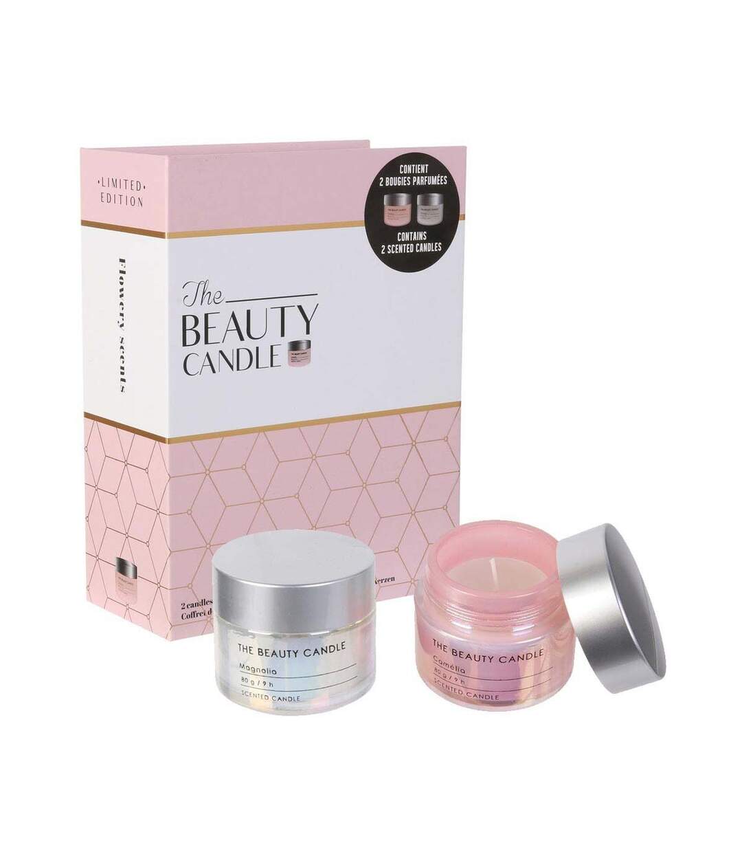 Coffret 2 bougies The beauty candles