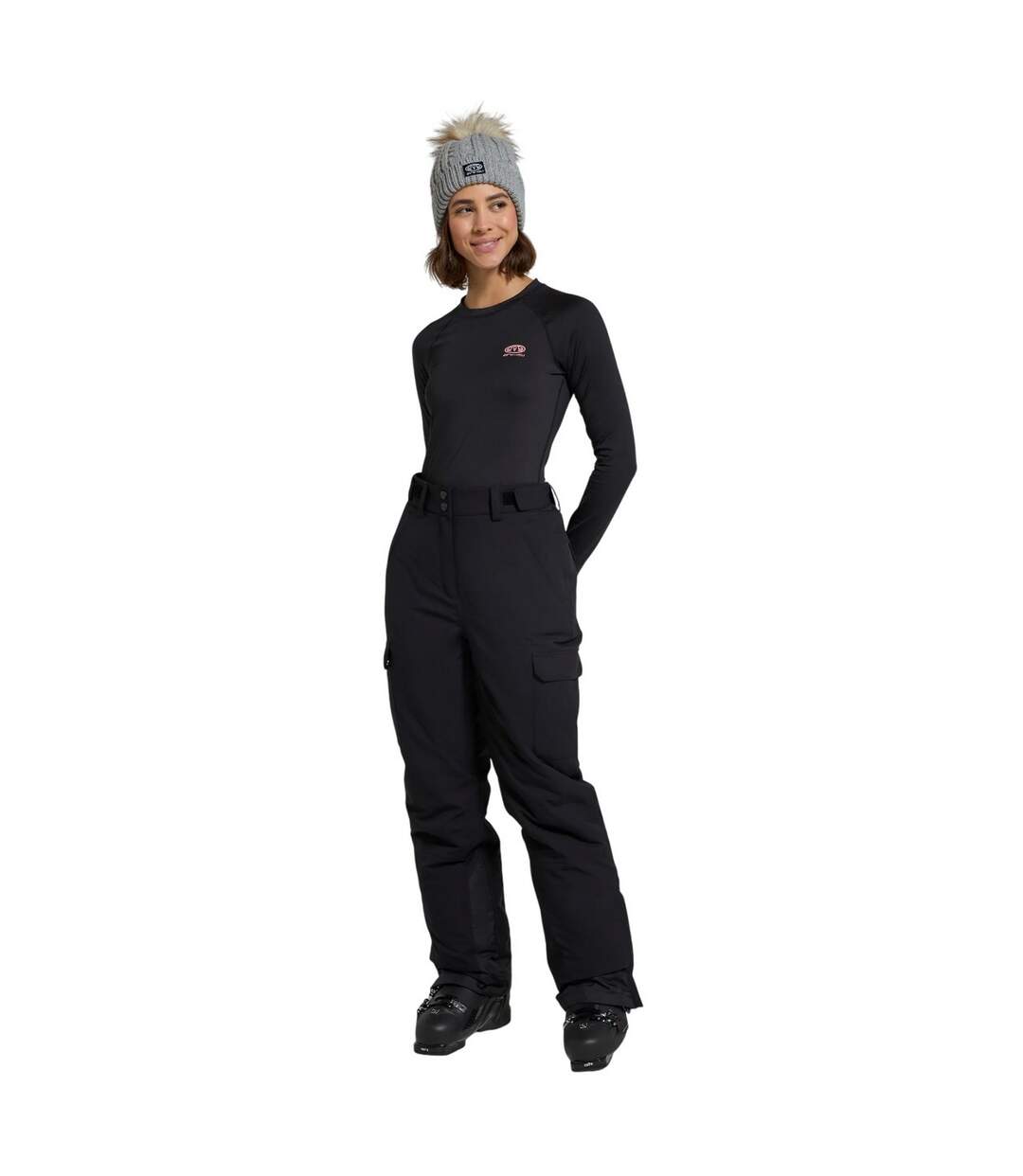 Pantalon de ski glaze femme noir Animal-3