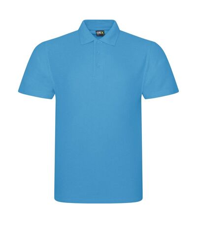 Polo pro homme turquoise vif PRO RTX