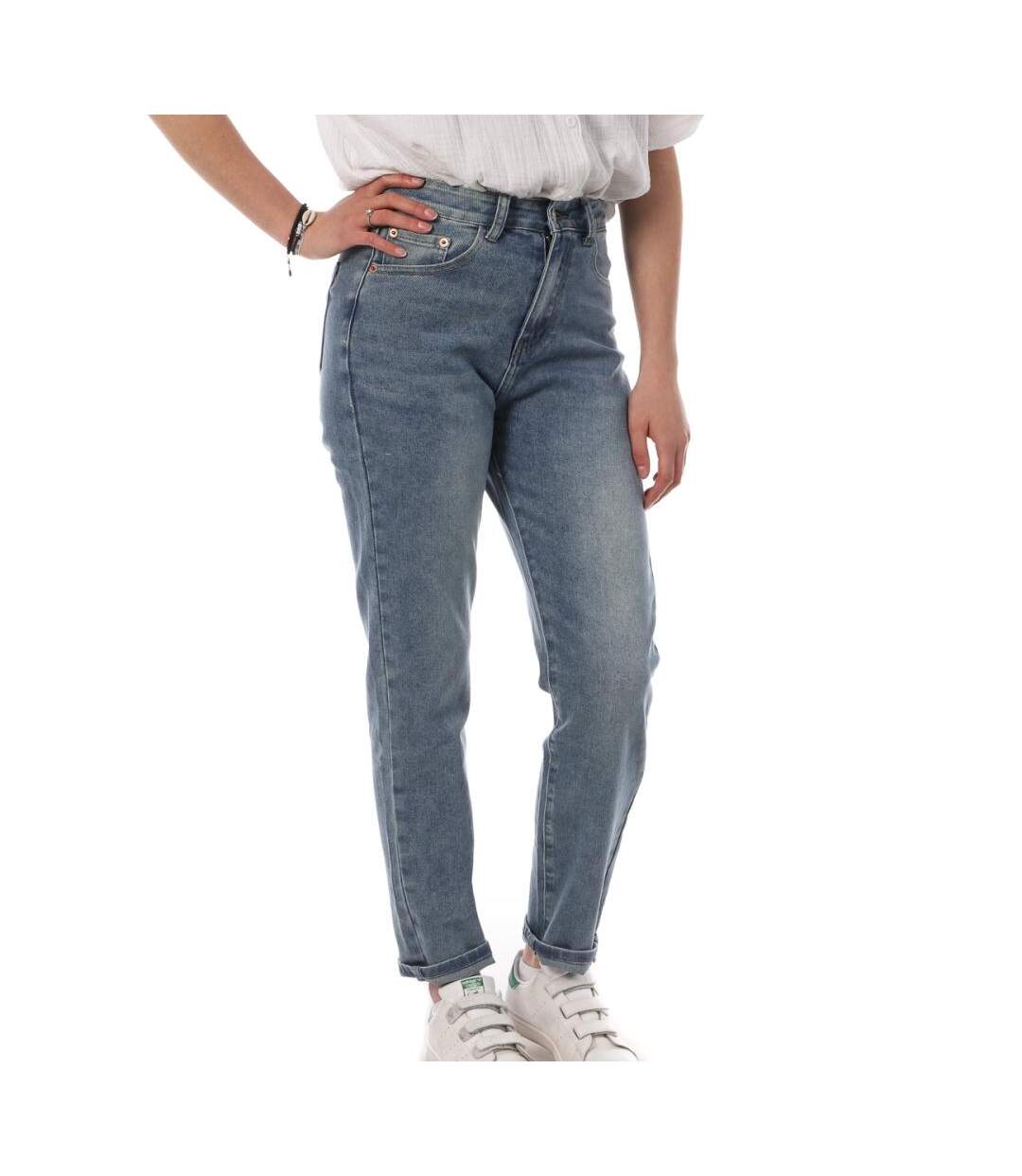 Jean Mom Fit Bleu Femme Monday Premium LW-370 - S