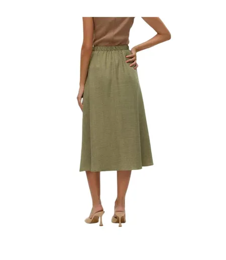 Jupe Mi-longue Laney Femme Laurier Vero Moda