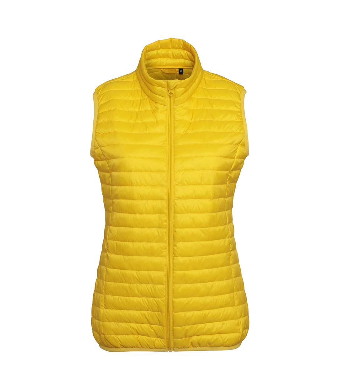 Tribe fineline gilet sans manches matelassé femme jaune vif 2786