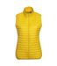 Tribe fineline gilet sans manches matelassé femme jaune vif 2786-1