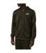 Mens Hooded Long-sleeved Tracksuit Set Khaki Green Puma-3