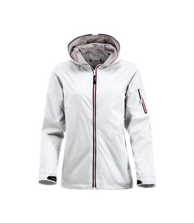 Clique Womens/Ladies Seabrook Hooded Jacket (White)