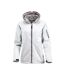 Clique Womens/Ladies Seabrook Hooded Jacket (White)