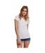T-shirt Merch Femme Blanc Build Your Brand-1