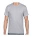 Unisex adult plain dryblend t-shirt sports grey Gildan