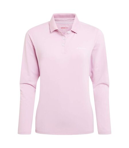 Womens/ladies Thornbury Nosilife Long-sleeved Golf Polo Shirt Orchid Craghoppers