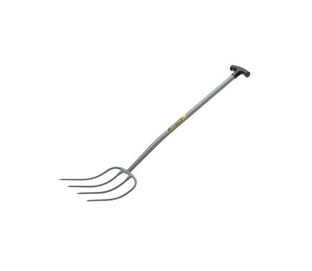 Ldog all-metal 4-prong manure fork t-handle one size multi colour BUL