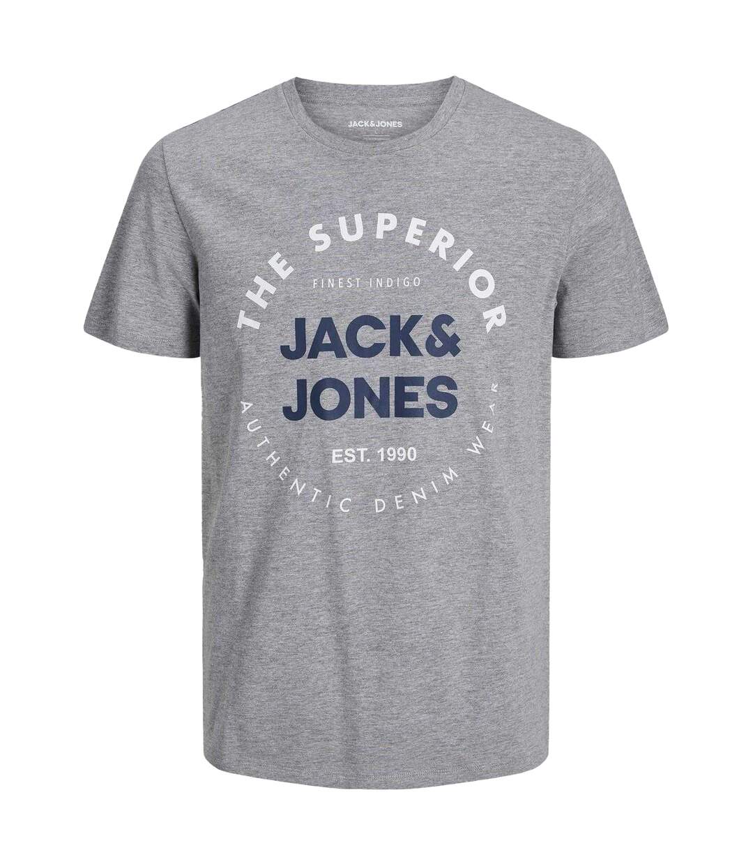 Pack Of 5  Mens Corp Cotton T-shirt  White Grey Burgundy Khaki Navy Jack And Jones-4