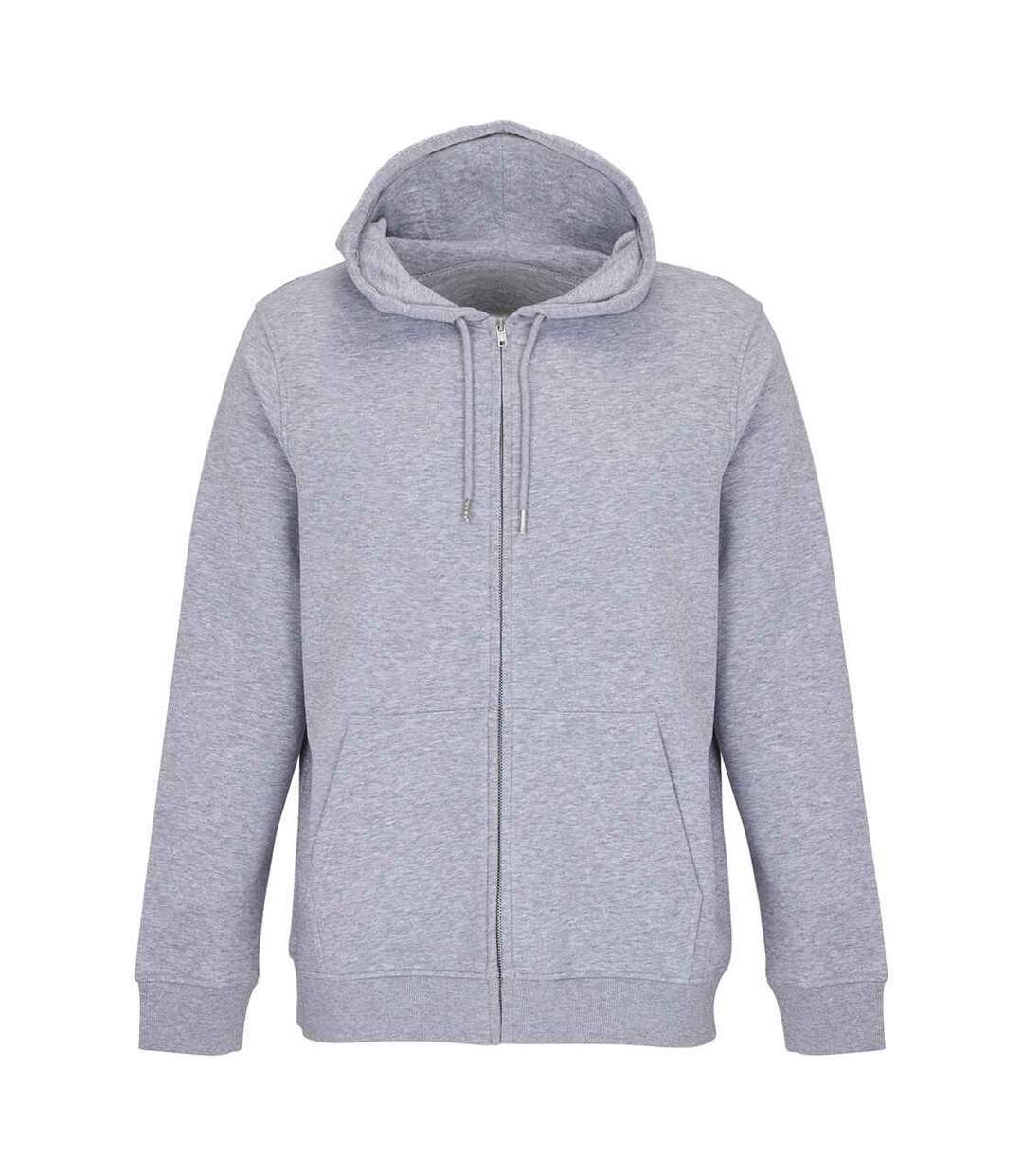 Veste à capuche calipso adulte gris chiné SOLS