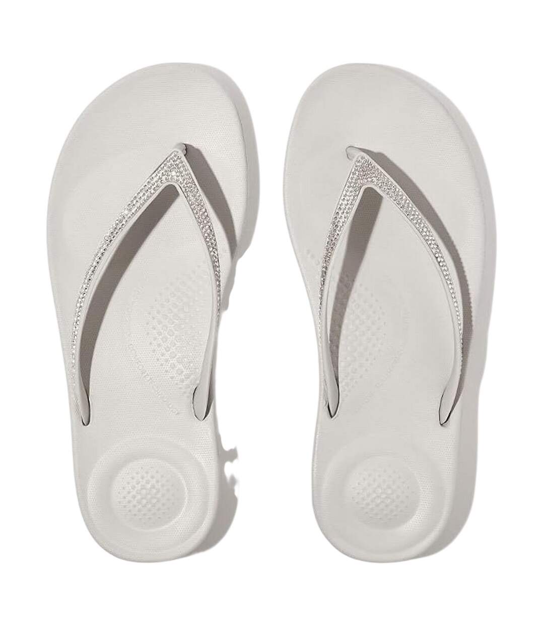 Sandales Motif/style Scintillant Femme Blanc FitFlop-4
