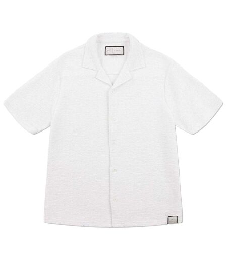 Mens Ottoman Short-sleeved Shirt White Prevu