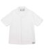 Mens Ottoman Short-sleeved Shirt White Prevu-2