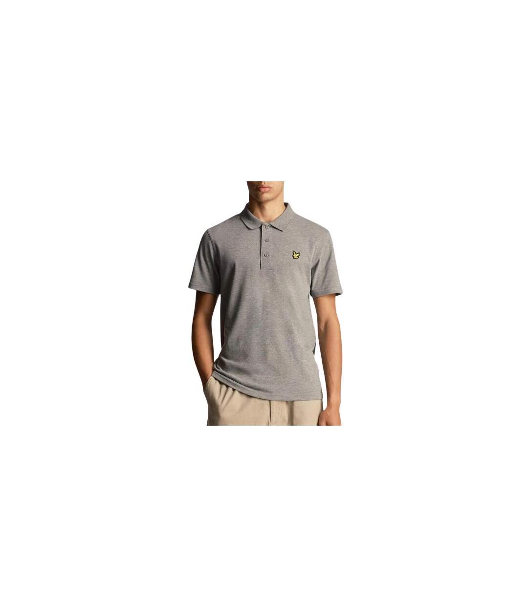 Polo De Sport Manches Courtes Homme Gris Lyle & Scott-1