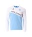 Sweat blanc/bleu homme le coq sportif fanwear - l-1